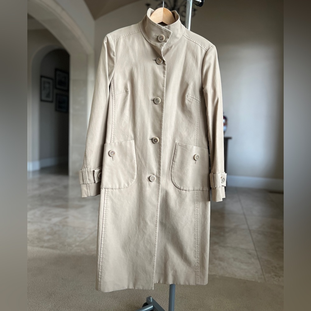 Tory Burch Trench Raincoat - Size Small